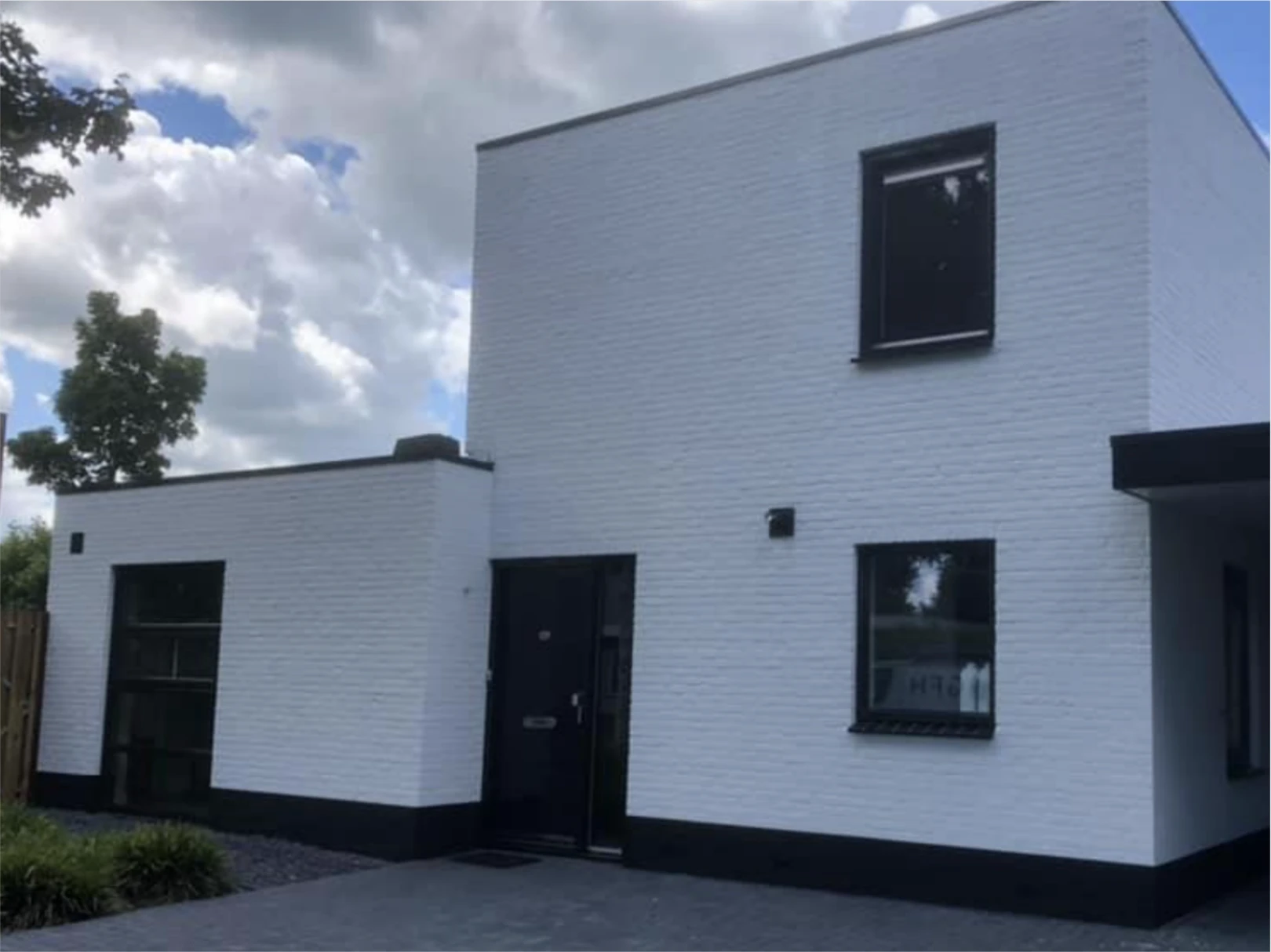 Woning na het schilderwerk